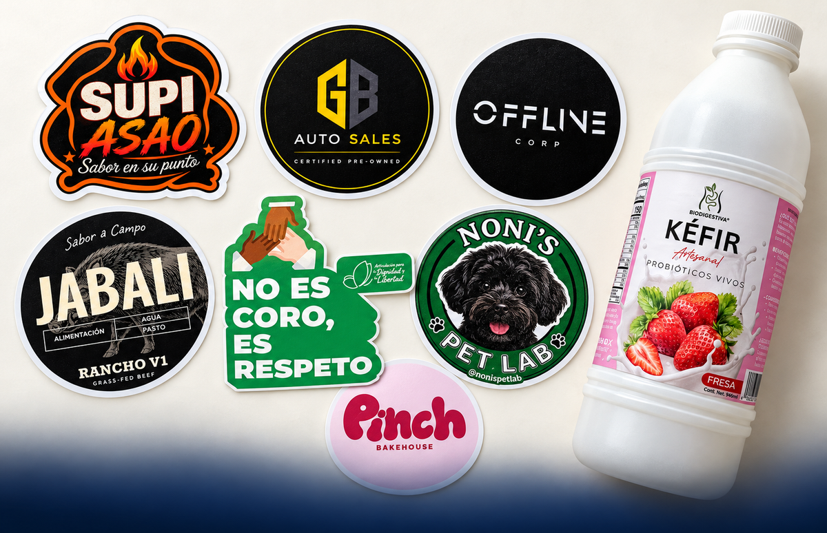 Stickers y etiquetas
